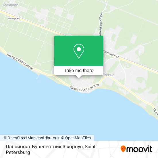 Пансионат Буревестник 3 корпус map
