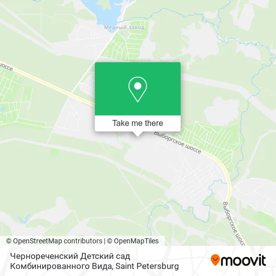 Чернореченский Детский сад Комбинированного Вида map