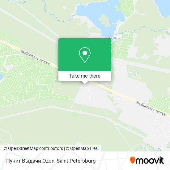 Пункт Выдачи Ozon map