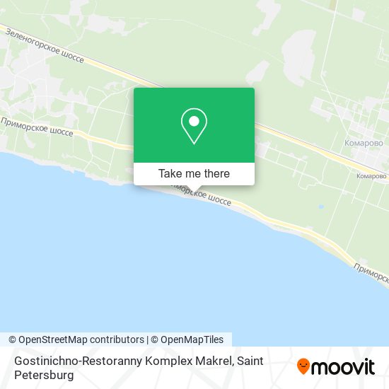 Gostinichno-Restoranny Komplex Makrel map