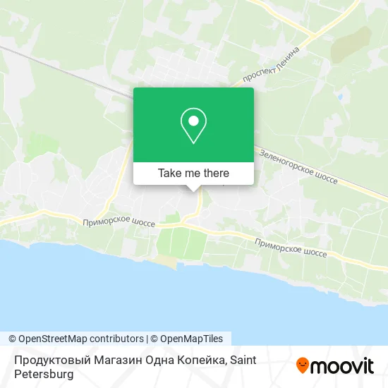 Продуктовый Магазин Одна Копейка map