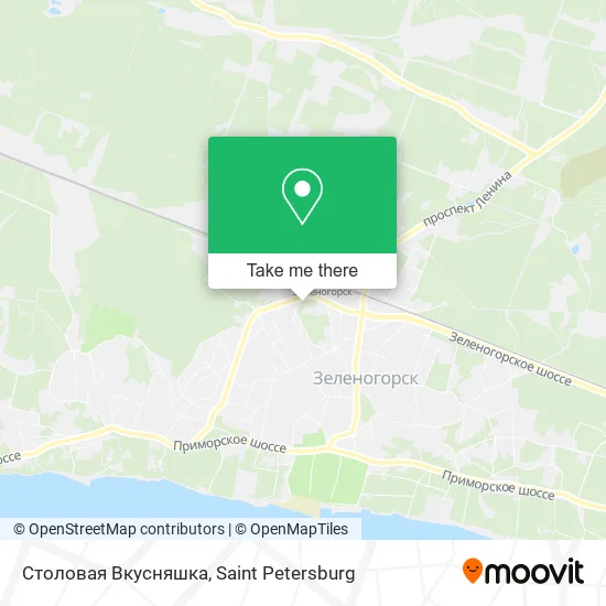 Столовая Вкусняшка map