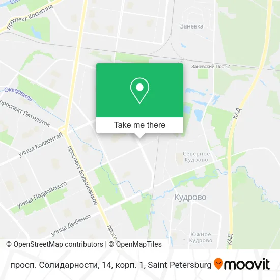просп. Солидарности, 14, корп. 1 map