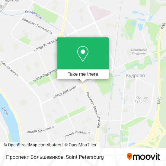 Проспект Большевиков map