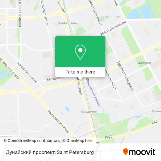 Дунайский проспект map