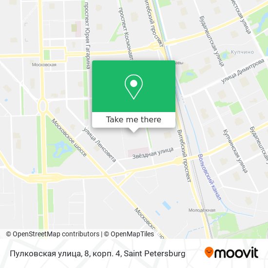 Пулковская улица, 8, корп. 4 map
