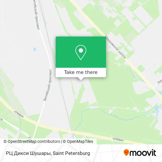 РЦ Дикси Шушары map