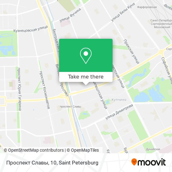 Проспект Славы, 10 map