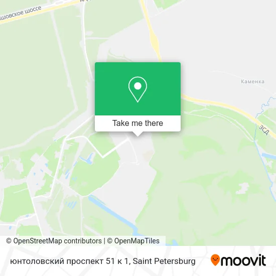 юнтоловский проспект 51 к 1 map