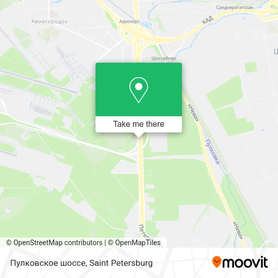 Пулковское шоссе map
