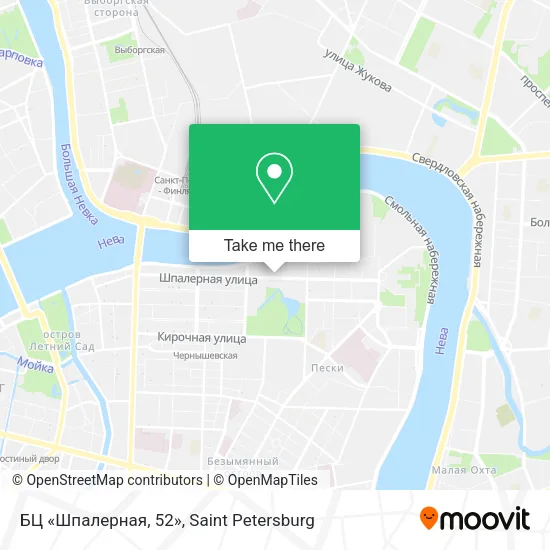 БЦ «Шпалерная, 52» map