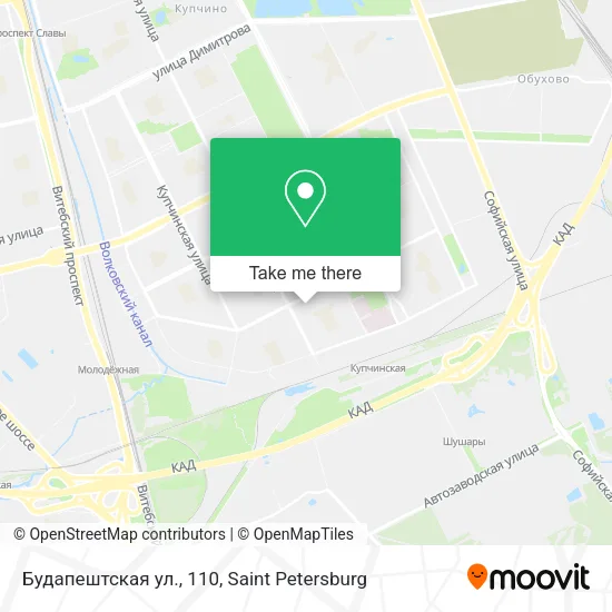 Будапештская ул., 110 map