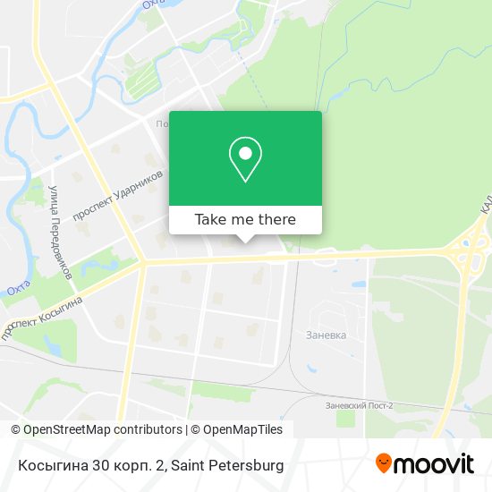 Косыгина 30 корп. 2 map