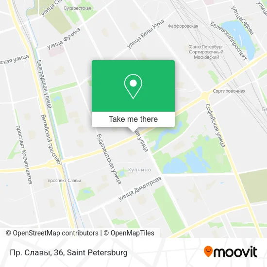 Пр. Славы, 36 map