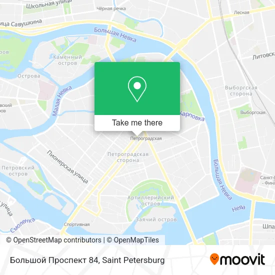 Большой Проспект 84 map