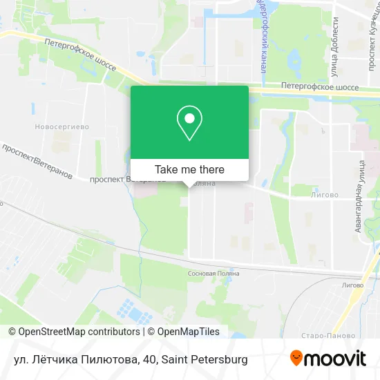 ул. Лётчика Пилютова, 40 map