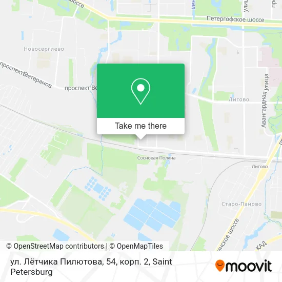 ул. Лётчика Пилютова, 54, корп. 2 map