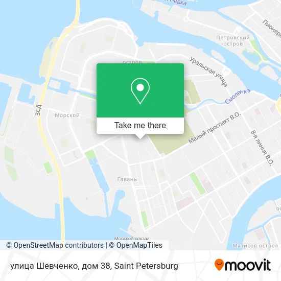 улица Шевченко, дом 38 map