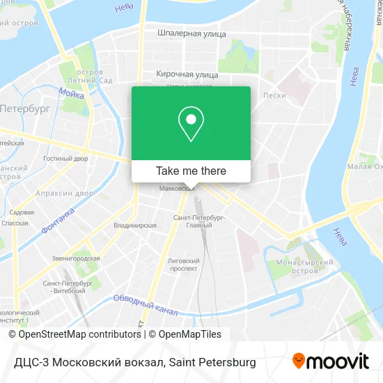 ДЦС-3 Московский вокзал map