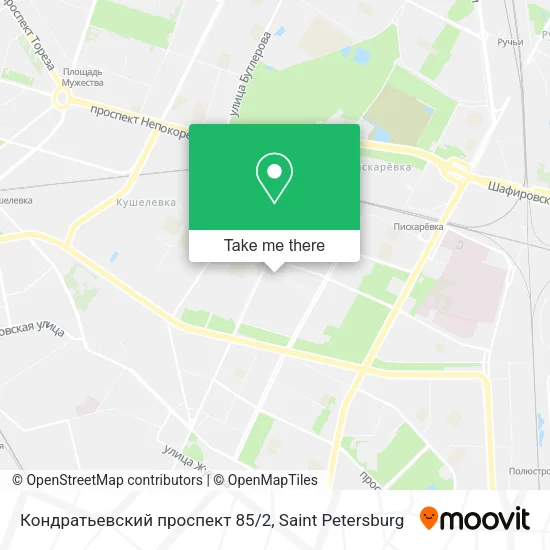 Кондратьевский проспект 85/2 map
