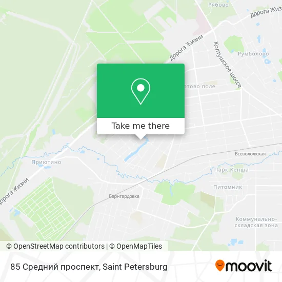 85 Средний проспект map
