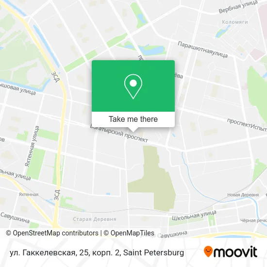ул. Гаккелевская, 25, корп. 2 map