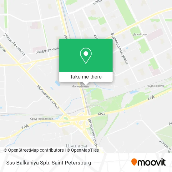 Sss Balkaniya Spb map
