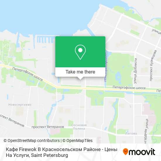 Кафе Firewok В Красносельском Районе - Цены На Услуги map