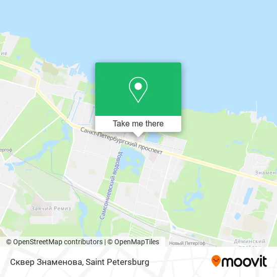 Сквер Знаменова map