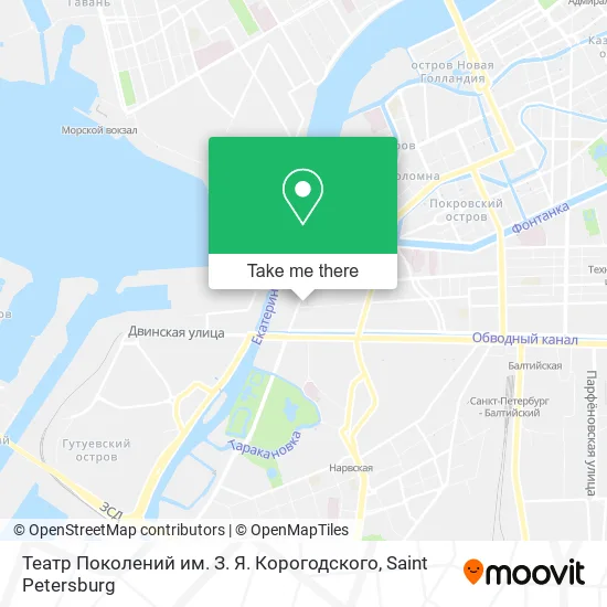 Театр Поколений им. З. Я. Корогодского map