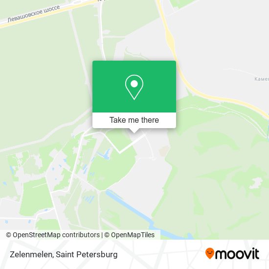 Zelenmelen map