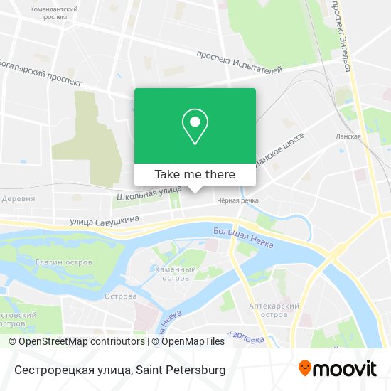 Сестрорецкая улица map