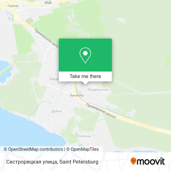 Сестрорецкая улица map
