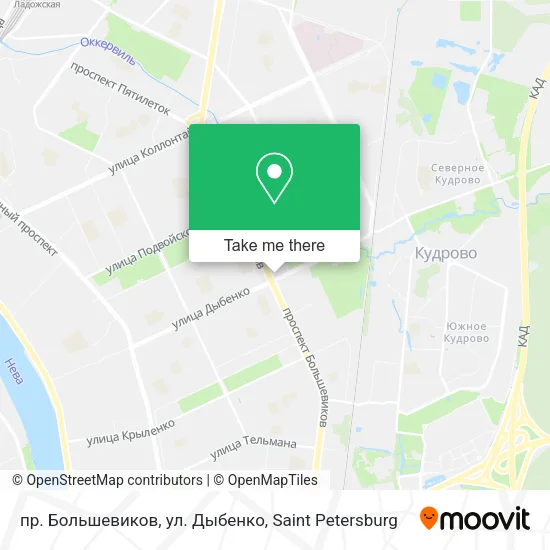 пр. Большевиков, ул. Дыбенко map