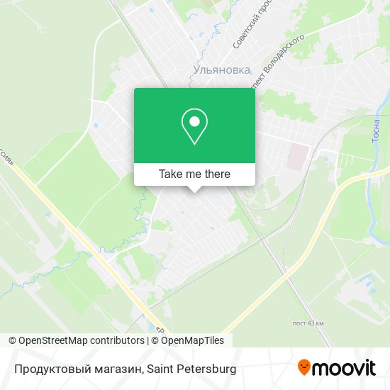 Продуктовый магазин map