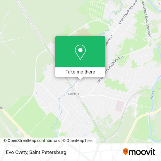 Evo Cvety map