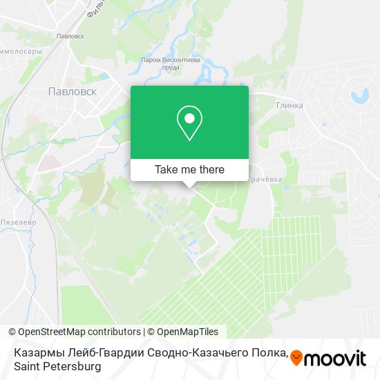 Казармы Лейб-Гвардии Сводно-Казачьего Полка map