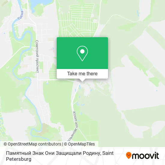 Памятный Знак Они Защищали Родину map