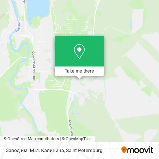 Завод им. М.И. Калинина map