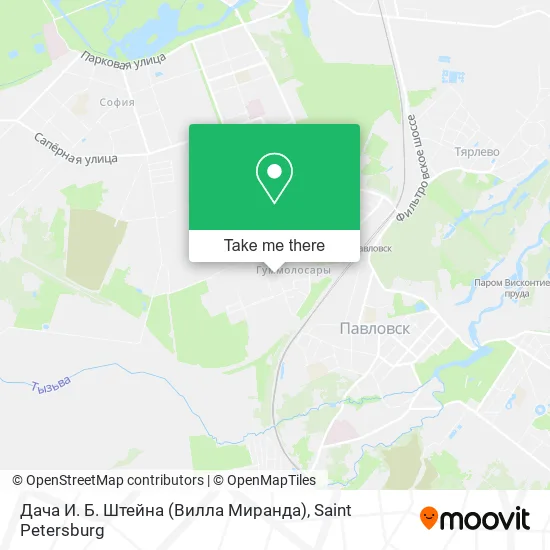 Дача И. Б. Штейна (Вилла Миранда) map