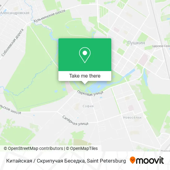 Китайская / Скрипучая Беседка map