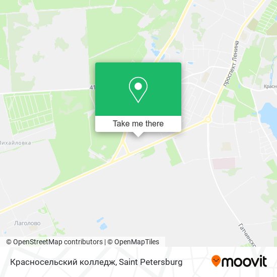 Красносельский колледж map