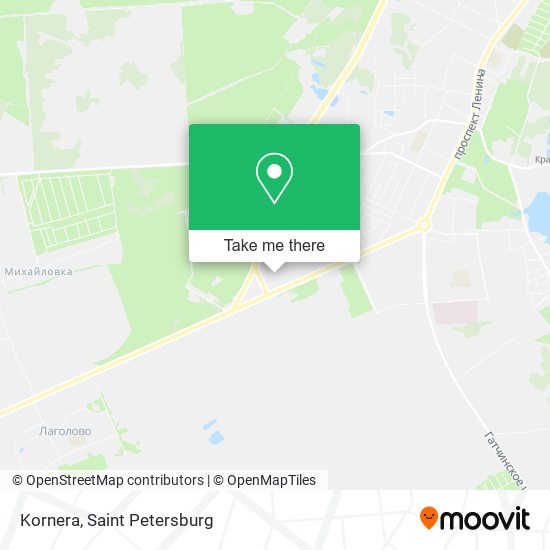 Kornera map