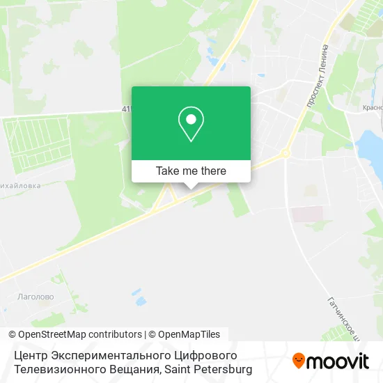 Центр Экспериментального Цифрового Телевизионного Вещания map