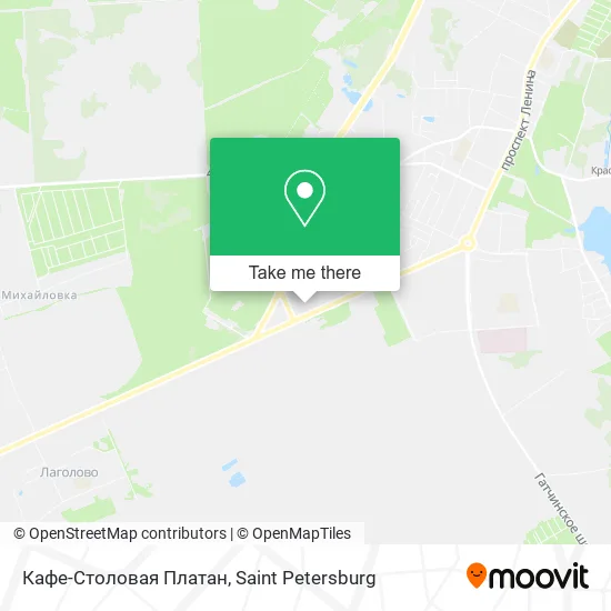 Кафе-Столовая Платан map