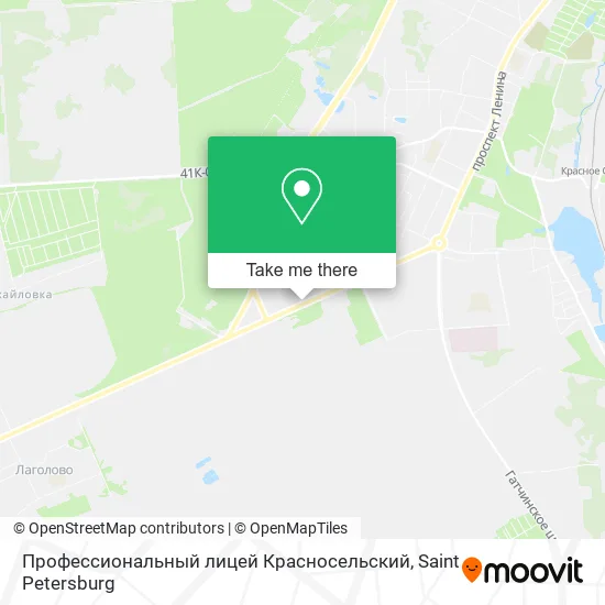 Профессиональный лицей Красносельский map