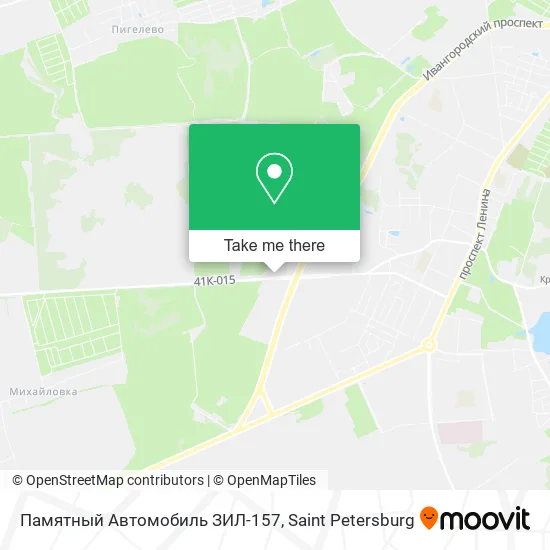 Памятный Автомобиль ЗИЛ-157 map