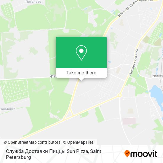 Служба Доставки Пиццы Sun Pizza map