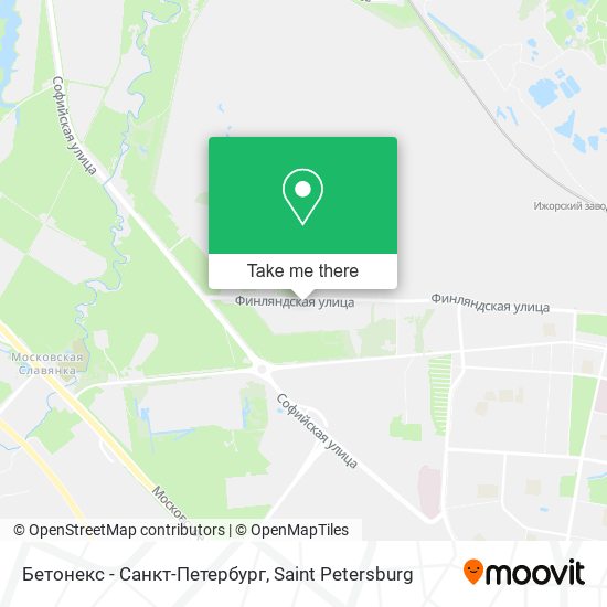 Бетонекс - Санкт-Петербург map