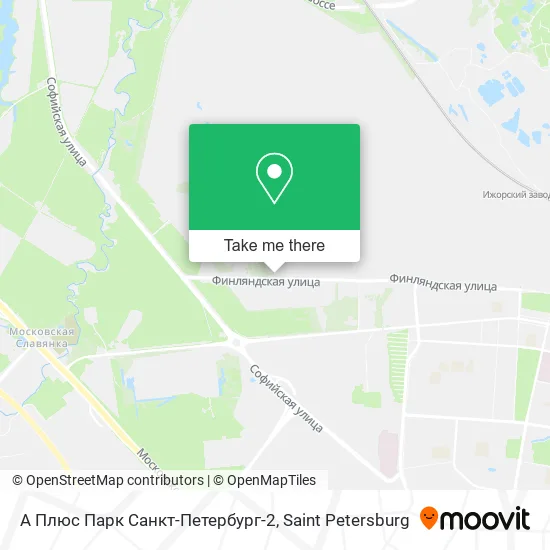 А Плюс Парк Санкт-Петербург-2 map
